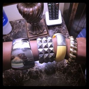 Large bangle bracelets